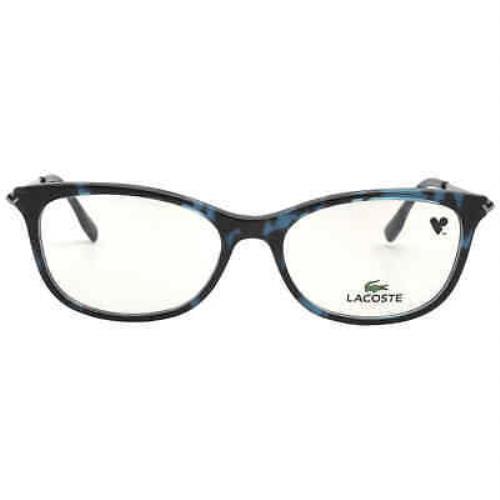 Lacoste Demo Cat Eye Ladies Eyeglasses L2863 220 53 L2863 220 53