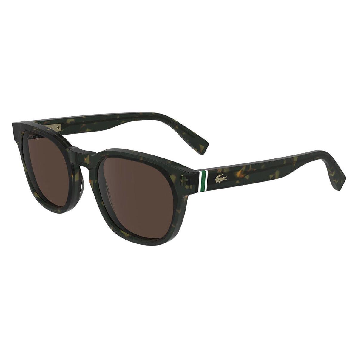 Lacoste Lac Sunglasses Unisex Dark Havana 49mm