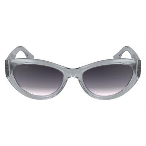 Lacoste Lac Sunglasses Women Transparent Gray 54mm - Frame: Transparent Gray
