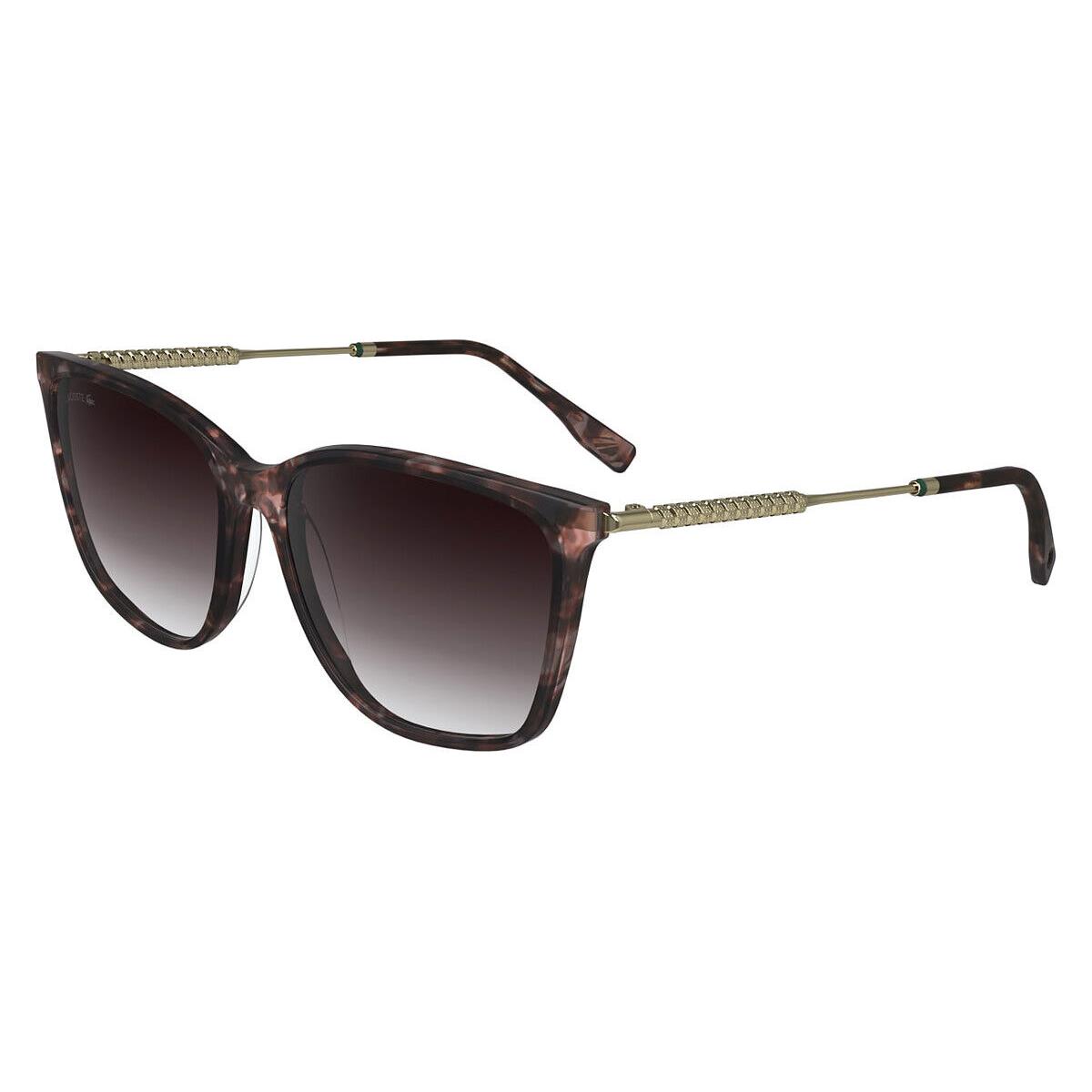 Lacoste Lac Sunglasses Women Havana 57mm