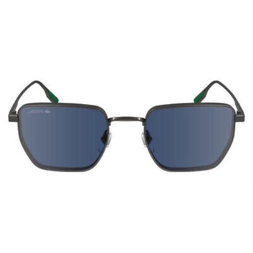 Lacoste Lac Sunglasses Men Matte Dark Gunmetal 52mm - Frame: