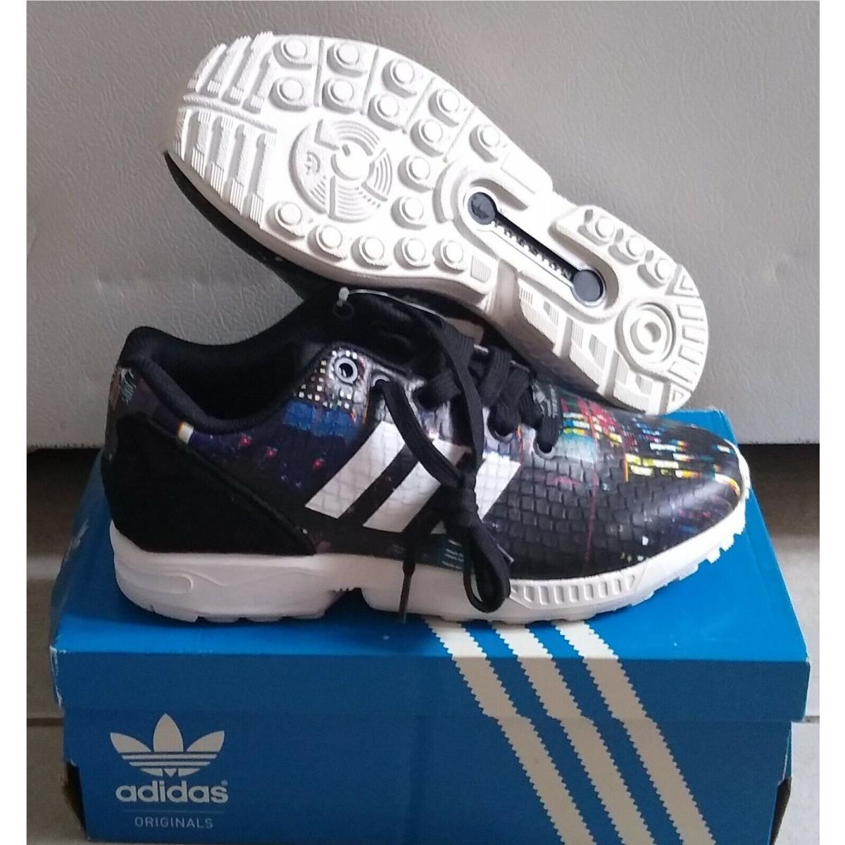 Adidas Originals ZX Flux Black/ White/ Black Women`s Shoes