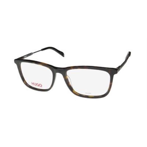 Hugo Boss HG 0307 Glasses 53-16-140 Brown Plastic Mens Full-rim 086 Designer