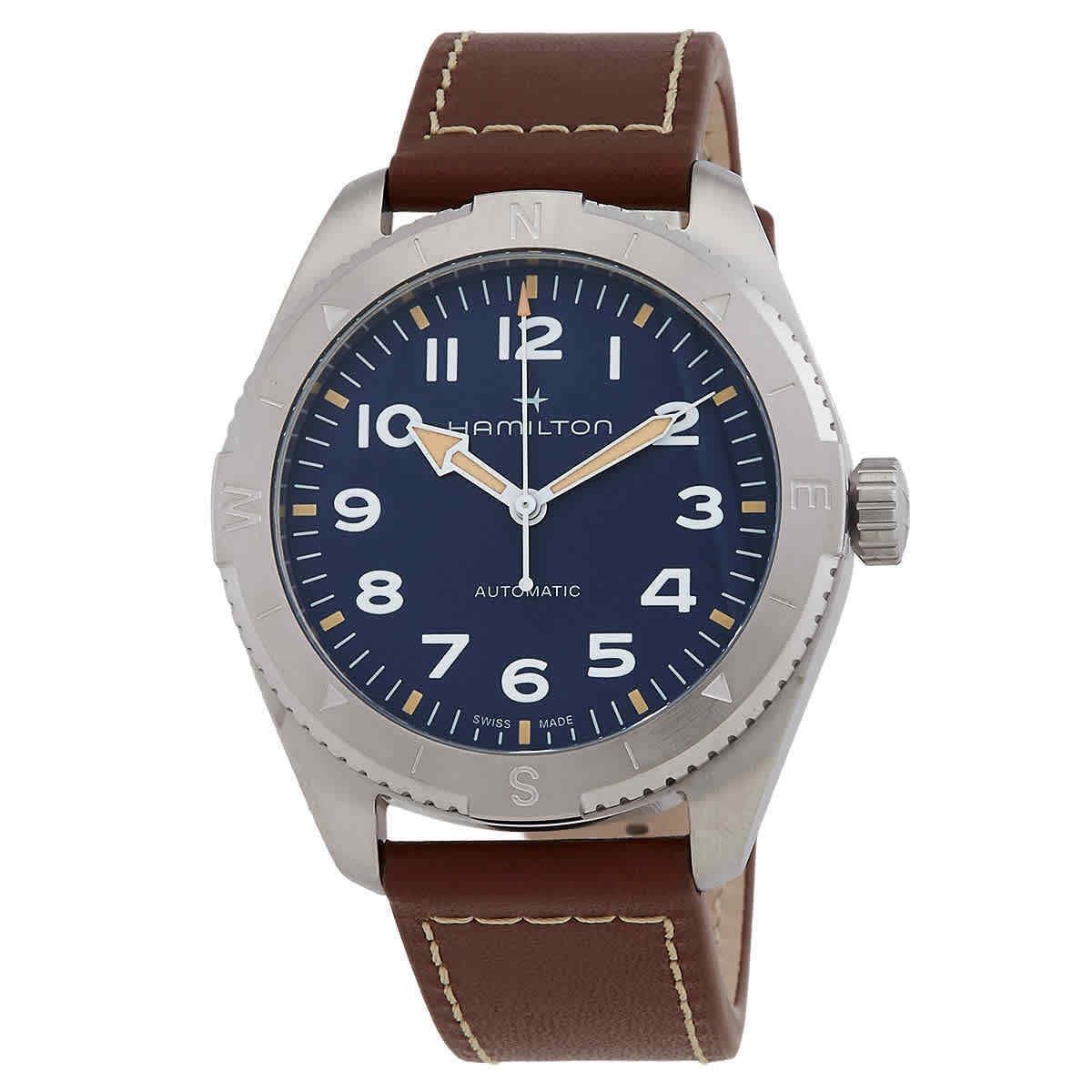 Hamilton Khaki Field Expedition Automatic Blue Dial Men`s Watch H70315540