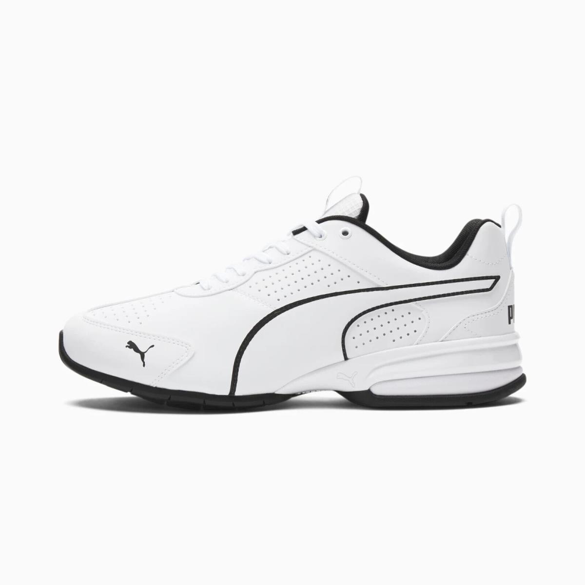Puma Tazon Advance Leather Running Men`s White Sneakers Athletic Shoes 377232 04