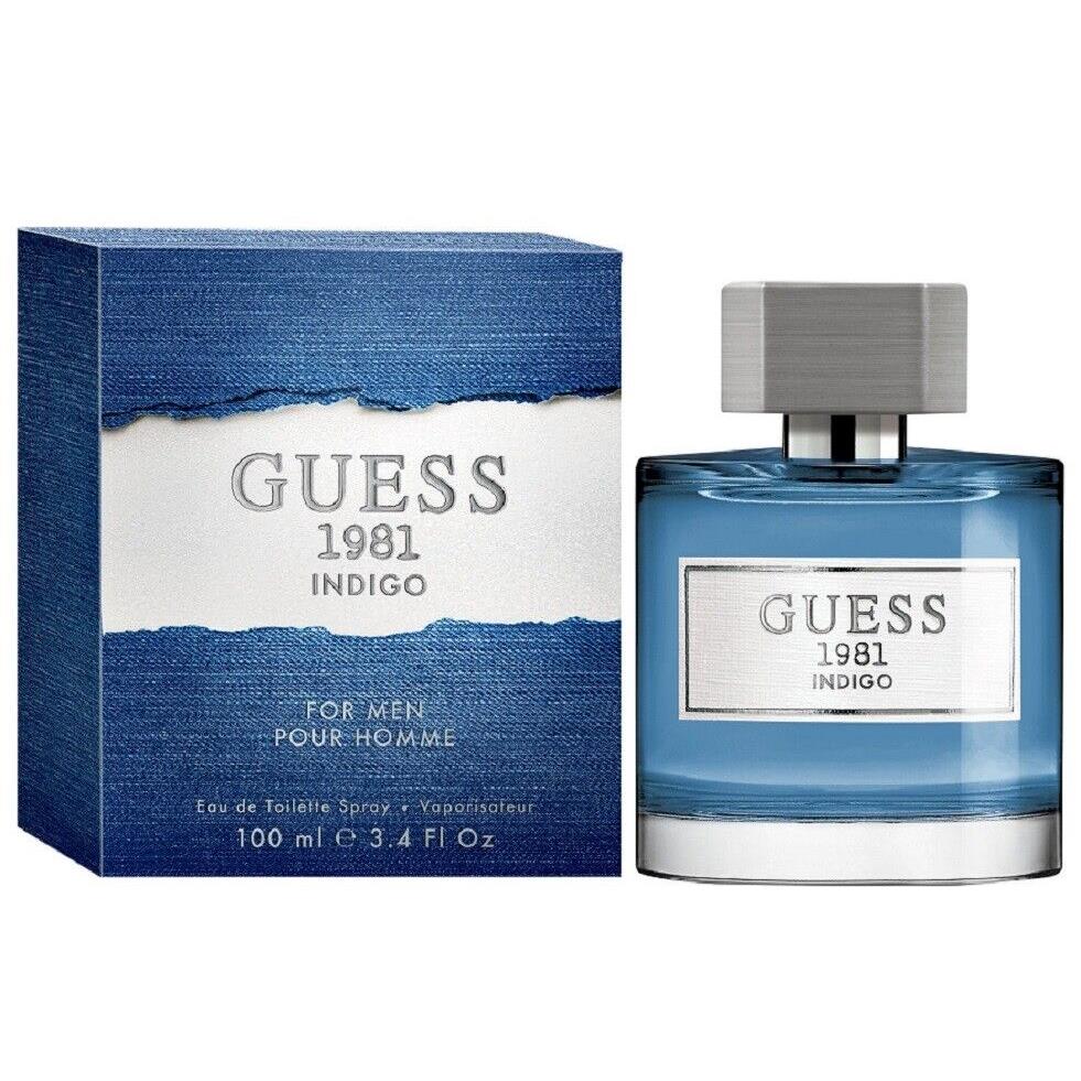 Guess 1981 Indigo For Men Cologne 3.4 oz 100 ml Edt Spray