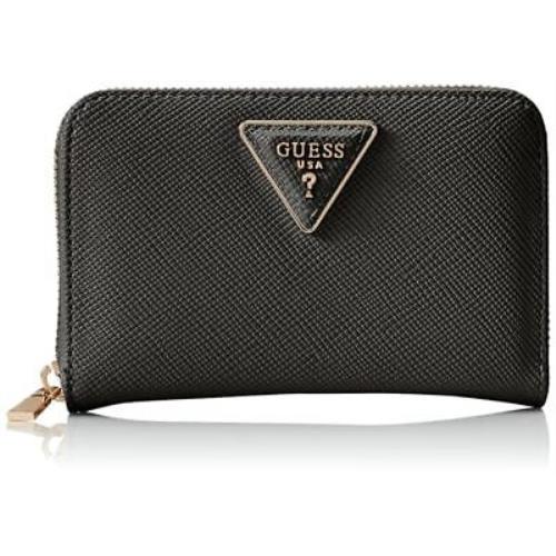 Guess Brynlee Medium Zip Around Wallet Black - Guess wallet