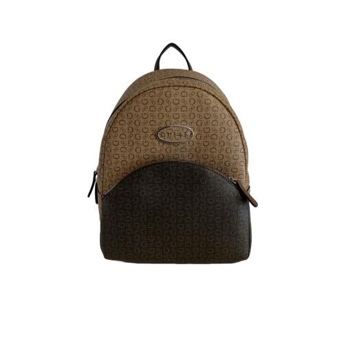 Guess North Canton Travel Backpack Mocha Brown Bag Unisex