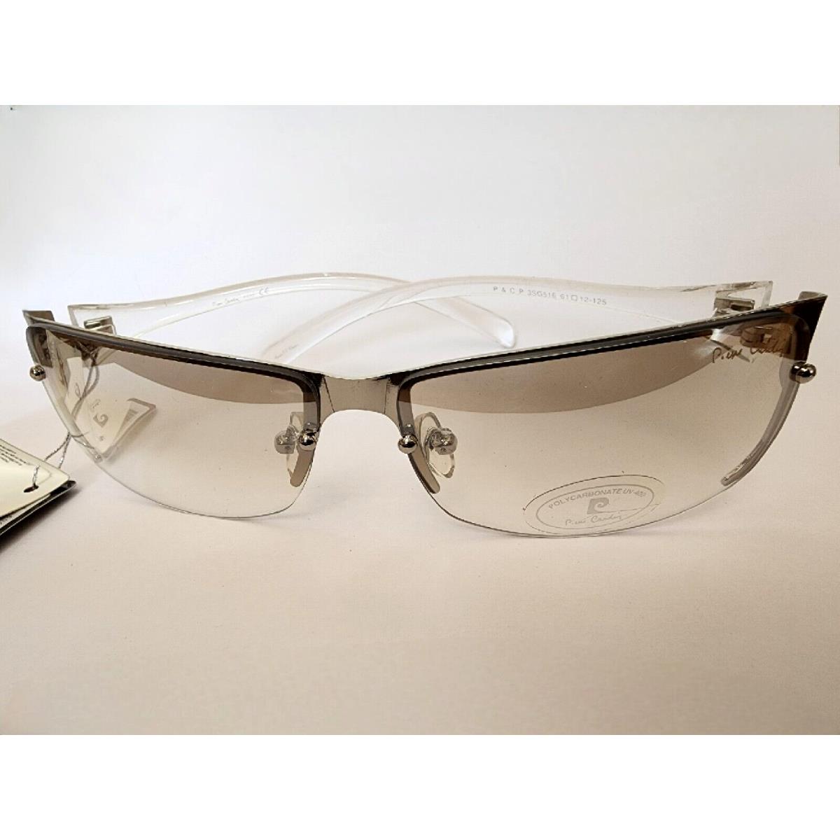 Pierre Cardin Paris Fashion Sunglasses Polycarbonate UV400 Silver Reflective