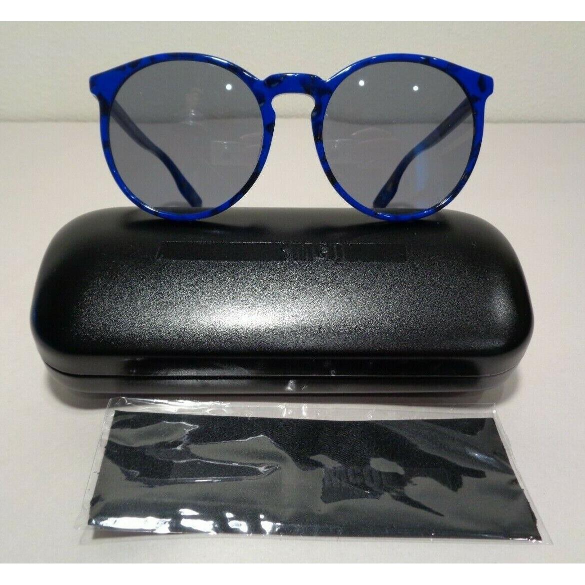 Mcq by Alexander Mcqueen MQ0038SA Blue Silver Men`s Sunglasses