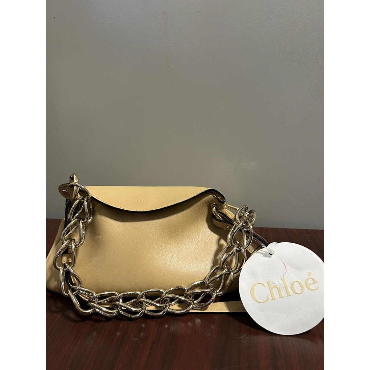 Chloe Juana Mini Chain Leather Crossbody Shoulder Bag