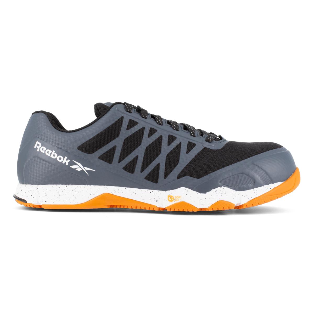 Reebok Mens Grey/orange Mesh Work Shoes Speed TR Athletic CT M