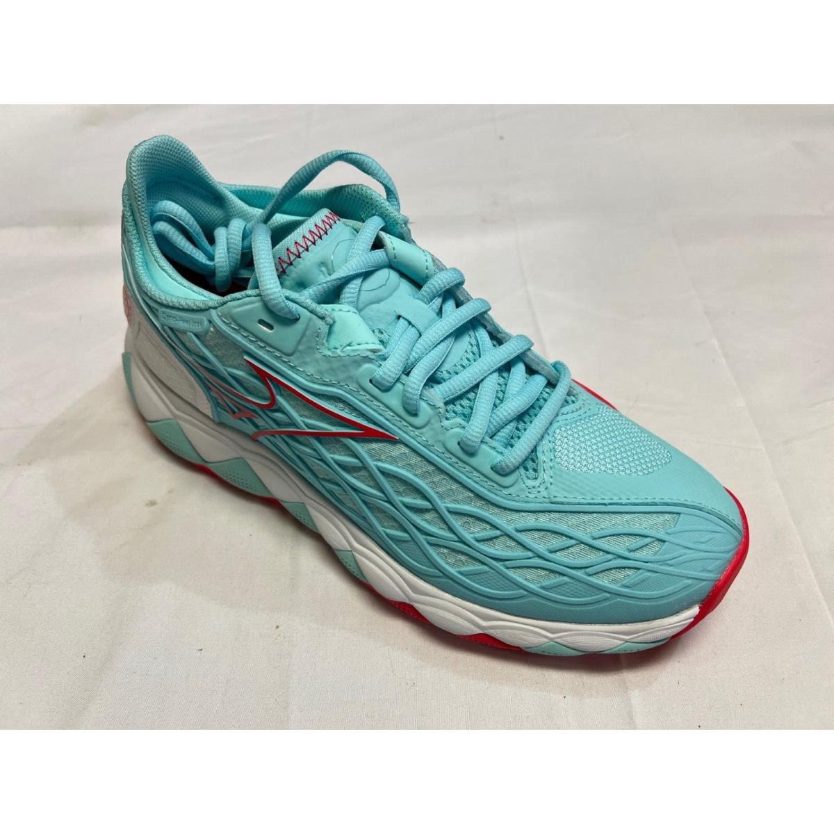 Mizuno Women`s Enforce Tour Court Shoe Turquoise -pink