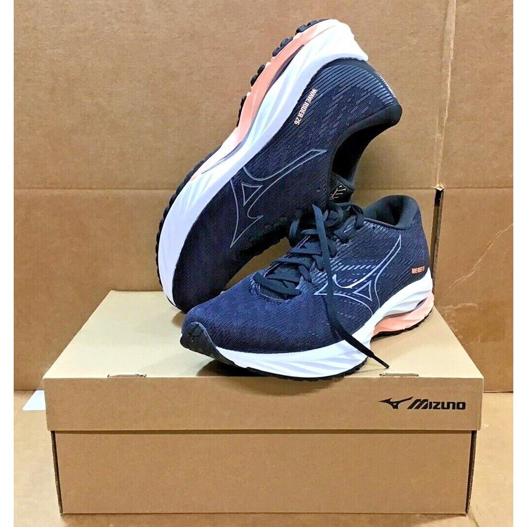 Mizuno Women`s Wave Rider 26 Odyssey Grey/quicksilver Running Shoes