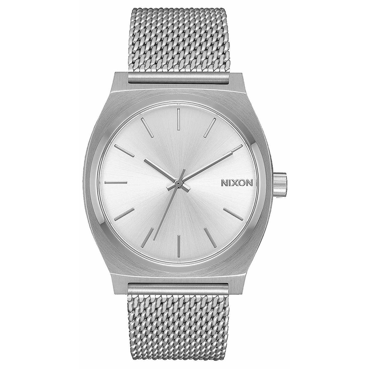 Nixon Time Teller Milanese All Silver Watch A1187 1920 / A1187-1920 / A11871920