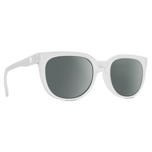 Spy Optics Bewilder Unisex Polarized Sunglasses in Clear Crystal 54 mm 4 Options Smoke Grey Polar