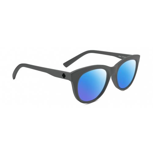 Spy Optics Boundless Unisex Cateye Polarized Sunglasses Gunmetal Grey 53mm 4 Opt Blue Mirror Polar