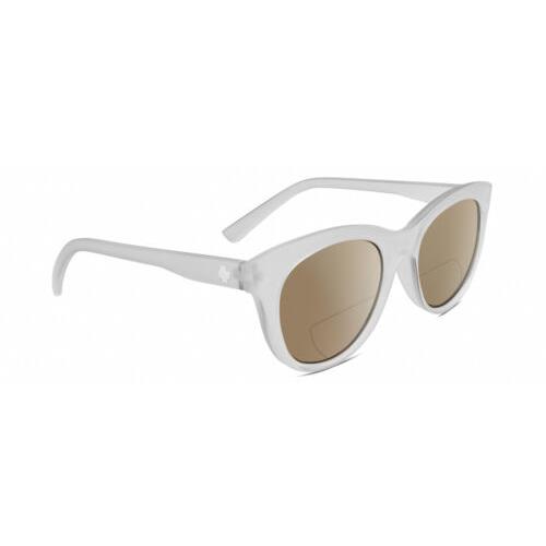 Spy Optics Boundless Cat Eye Polarized Bifocal Sunglasses Crystal 53mm 41 Option Brown