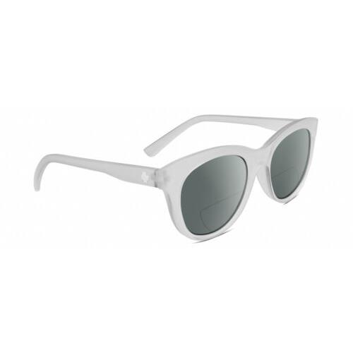 Spy Optics Boundless Cat Eye Polarized Bifocal Sunglasses Crystal 53mm 41 Option Grey