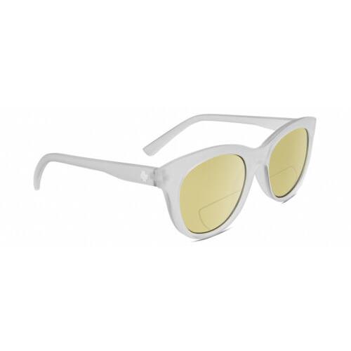 Spy Optics Boundless Cat Eye Polarized Bifocal Sunglasses Crystal 53mm 41 Option Yellow