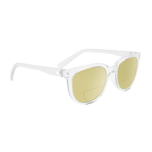 Spy Optics Bewilder Unisex Polarized Bifocal Sunglasses Grey Crystal 54mm 41 Opt Yellow