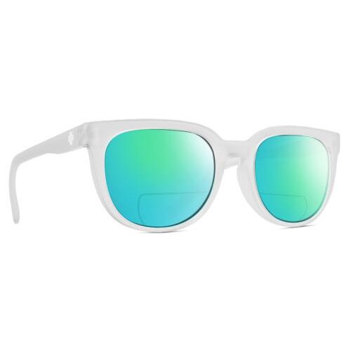 Spy Optics Bewilder Unisex Polarized Bifocal Sunglasses Crystal 54 mm 41 Options Green Mirror