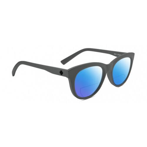 Spy Optics Boundless Cateye Polarized Bifocal Sunglasses Gunmetal 53mm 41 Option Blue Mirror