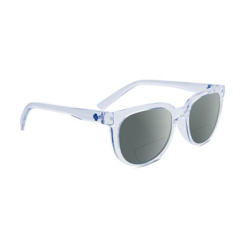 Spy Optics Bewilder Unisex Polarized Bifocal Sunglasses Blue Crystal 54mm 41 Opt Grey