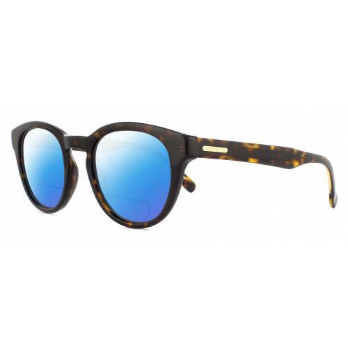 Carrera 252/S Unisex Cateye Polarized Bifocal Sunglasses Tortoise 50mm 41 Option Blue Mirror