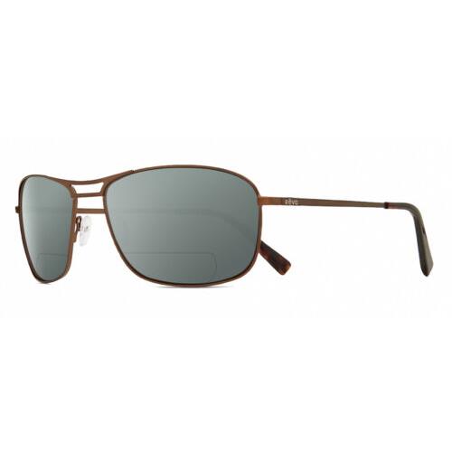 Revo Surge Men Polarized Bifocal Sunglasses Brown Tortoise Havana 62mm 41 Option