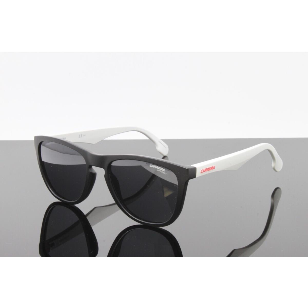 Carrera Sunglasses Women`s Cat Eye 5042S 003 Matte Black White 55mm Grey Lens