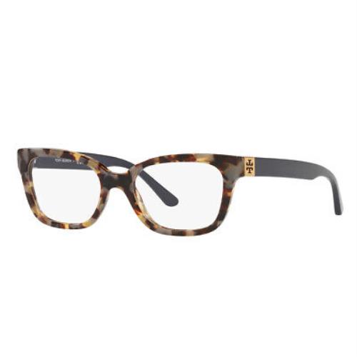 Tory Burch TY 2084 1827 Porcini Tortoise Plastic Square Eyeglasses 52mm