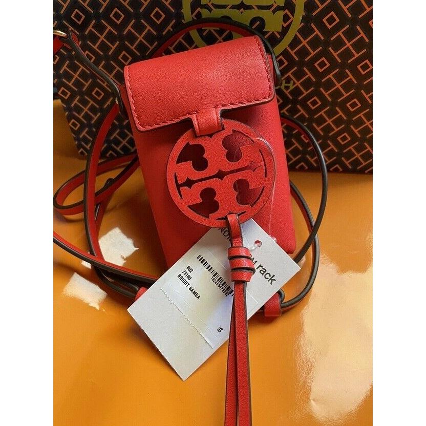 Nwt Tory Burch Miller Nano Crossbody Bag Color Bright Samba