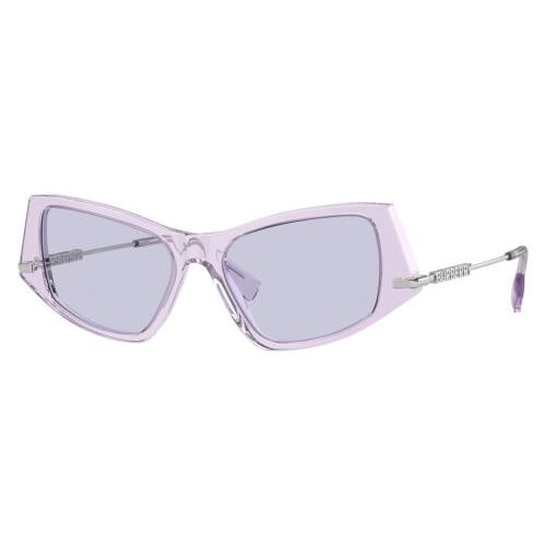 Burberry Women`s 52mm Lilac Sunglasses BE4408-40951A-52 - Frame: Beige, Lens: Brown, Other Frame: Beige