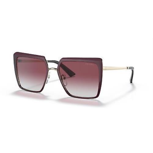 Prada Sunglasses PR58WS VIY412 57mm Garnet / Grey Gradient Violet Lens