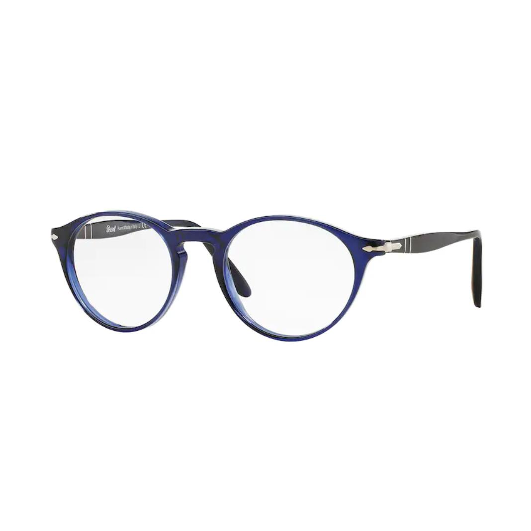 Persol 0PO 3092V 9038 Blue Oval Men`s Eyeglasses