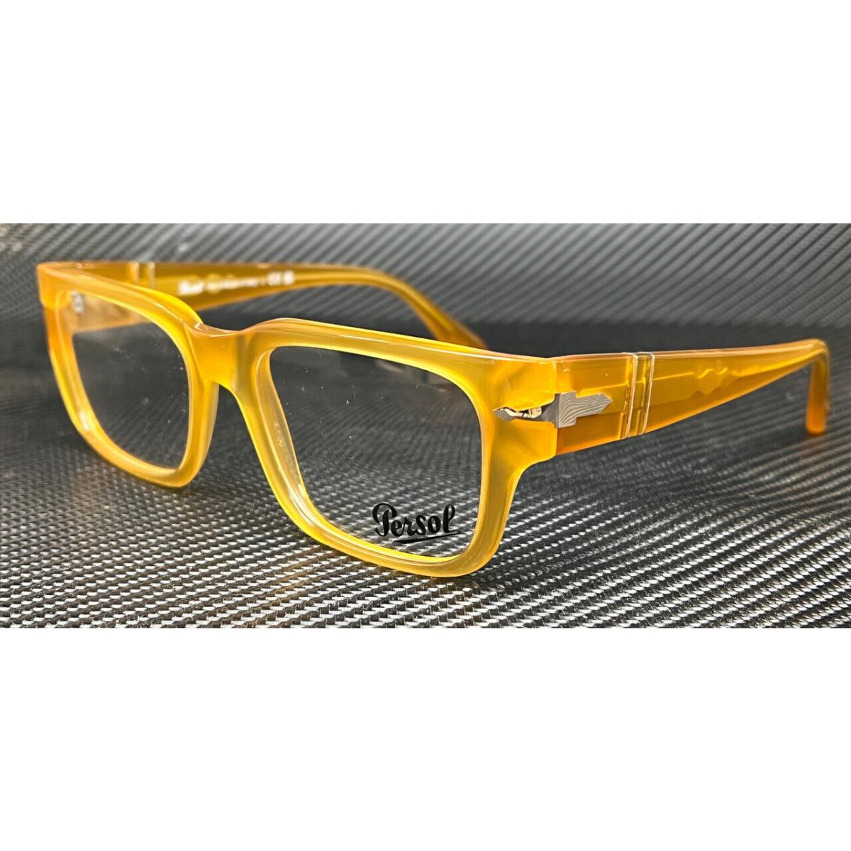 Persol PO3315V 204 Miele Yellow Men`s 55 mm Eyeglasses