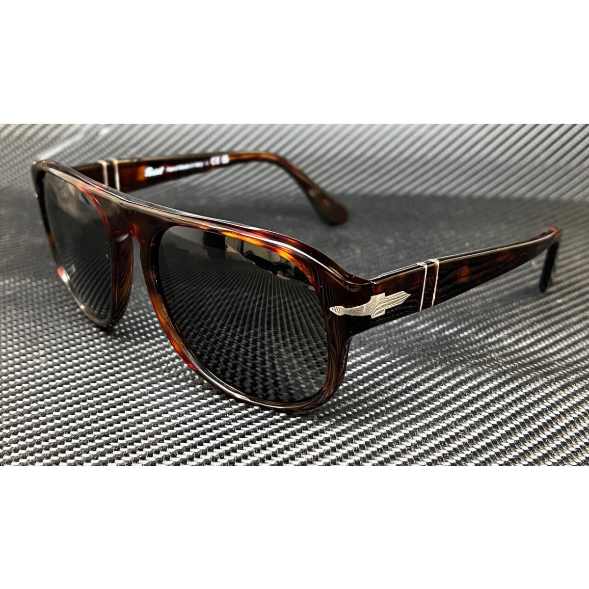 Persol PO3310S 24 B1 Jean Brown Havana Unisex 57 mm Sunglasses