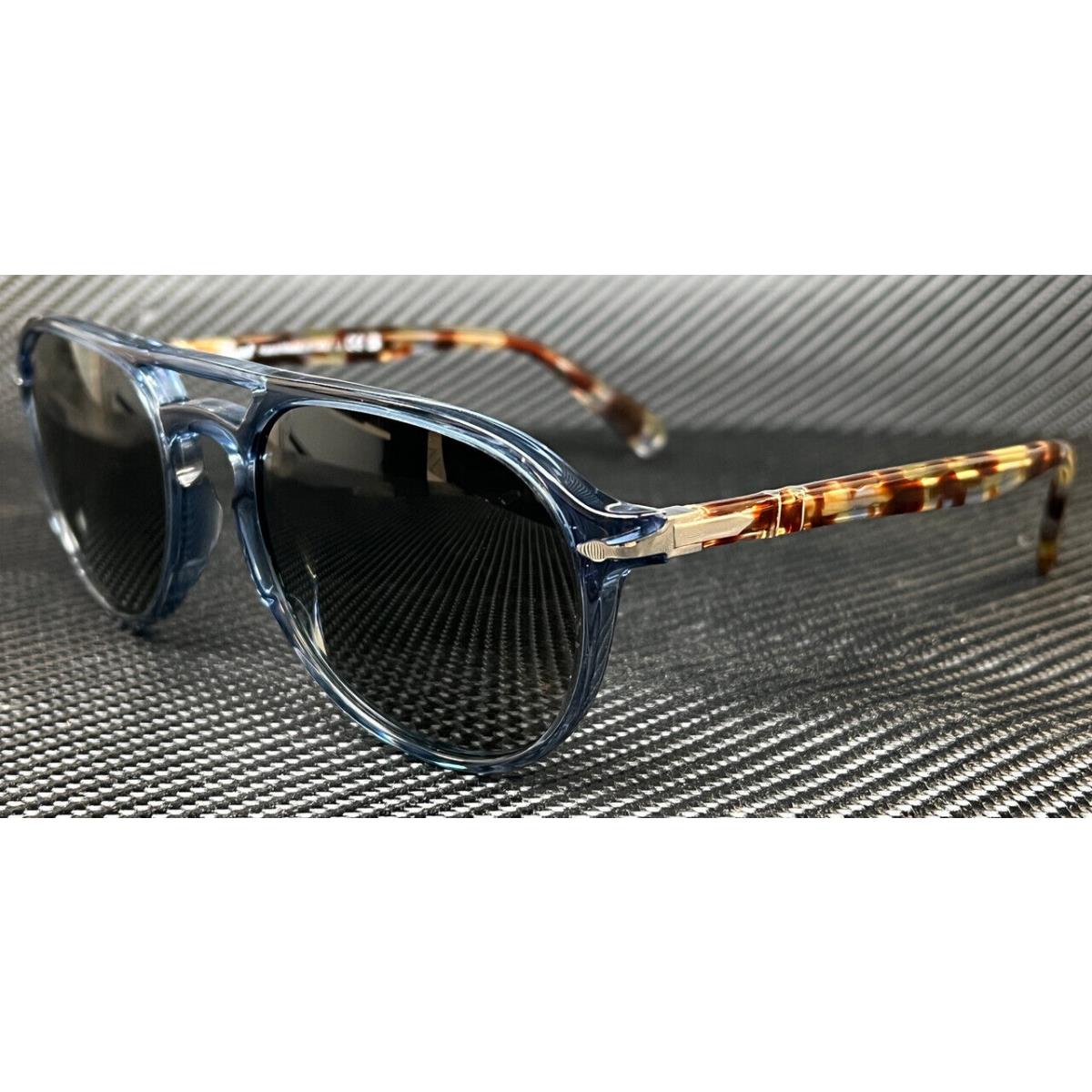 Persol PO3235S 120271 Transparent Navy Men`s 55 mm Sunglasses