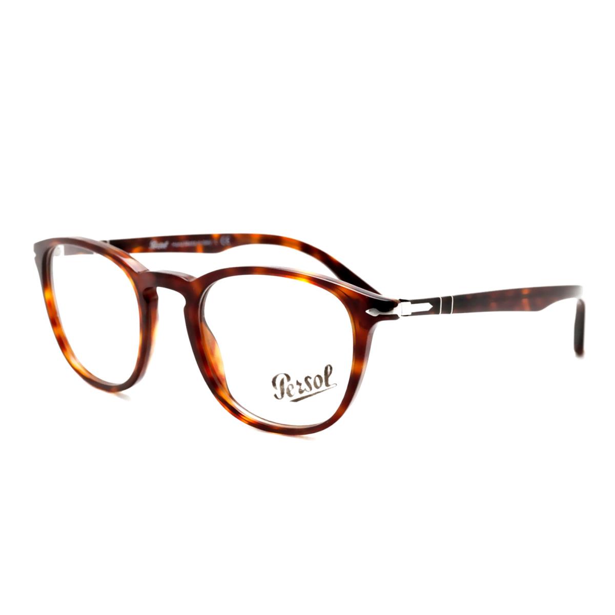 Classic Persol Eyeglasses 3143-V 24 47-21 145 Havana Tortoise Plastic Frames