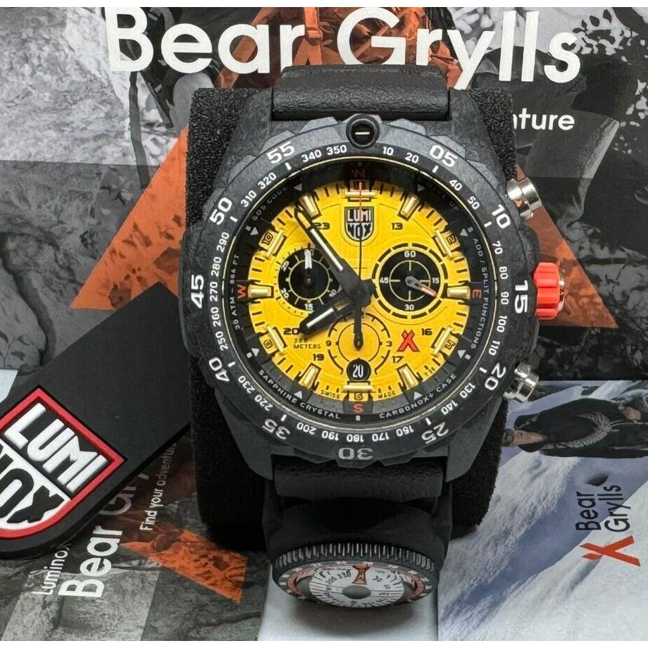 Luminox Bear Grylls Master Chrono Yellow Dial XB.3745 Series Diver Watch