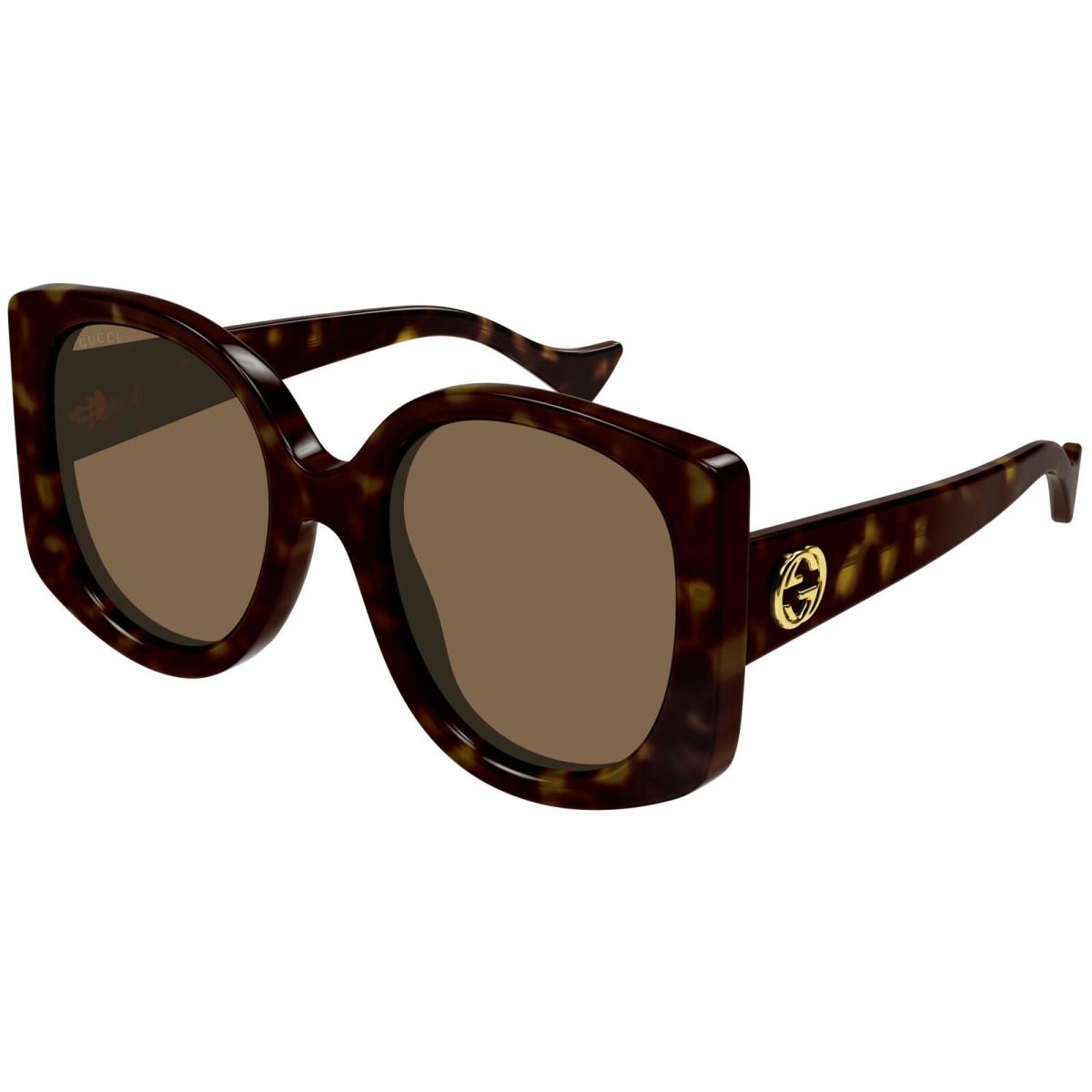 Gucci Women`s Oversize Round Butterfly Sunglasses - GG1257SA - Italy