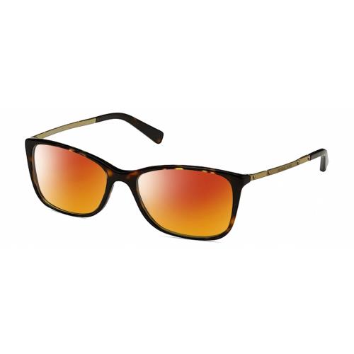 Michael Kors MK4016 Cat Eye Polarized Sunglasses Tortoise Havana Gold 53mm 4 Opt Red Mirror Polar