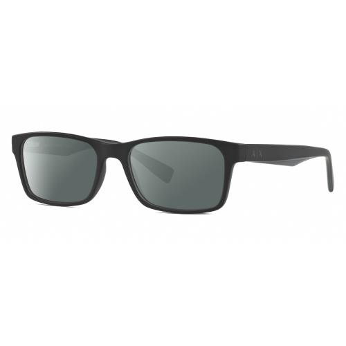 Armani Exchange AX3038F Unisex Designer Polarized Sunglasses Black 56mm 4 Option Smoke Grey Polar