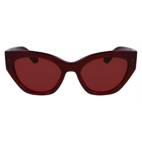 Salvatore Ferragamo Sfg Sunglasses Women Opaline Wine 55mm