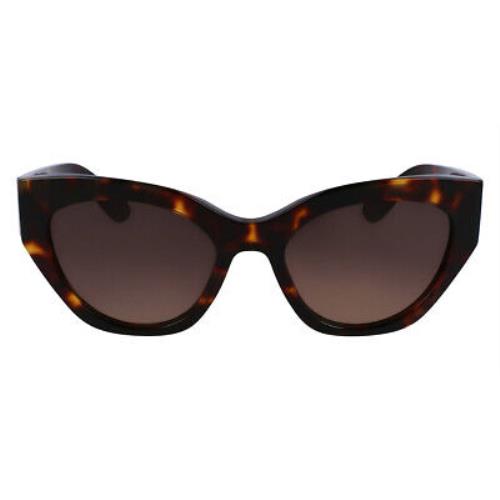 Salvatore Ferragamo Sfg Sunglasses Women Dark Tortoise 55mm