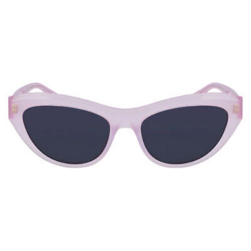 Salvatore Ferragamo Sfg Sunglasses Women Opaline Pink 55mm - Frame: Opaline Pink