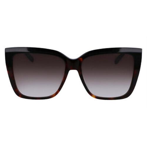 Salvatore Ferragamo Sfg Sunglasses Women Black/tortoise 58mm