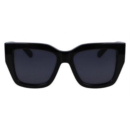 Salvatore Ferragamo Sfg Sunglasses Women Black 55mm - Frame: Black