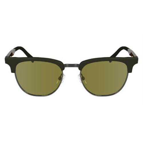 Salvatore Ferragamo Sfg Sunglasses Men Dark Green 53mm